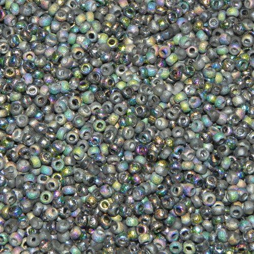 Perlen (unechte): Saatperlen Crystal Etched Full Vitrail 3mm – Neu und originalverpackt aus Klingnau von SilberwindArt
