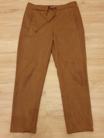 Laura Torelli Hose Wildleder-Optik, orangebraun,Gr. M