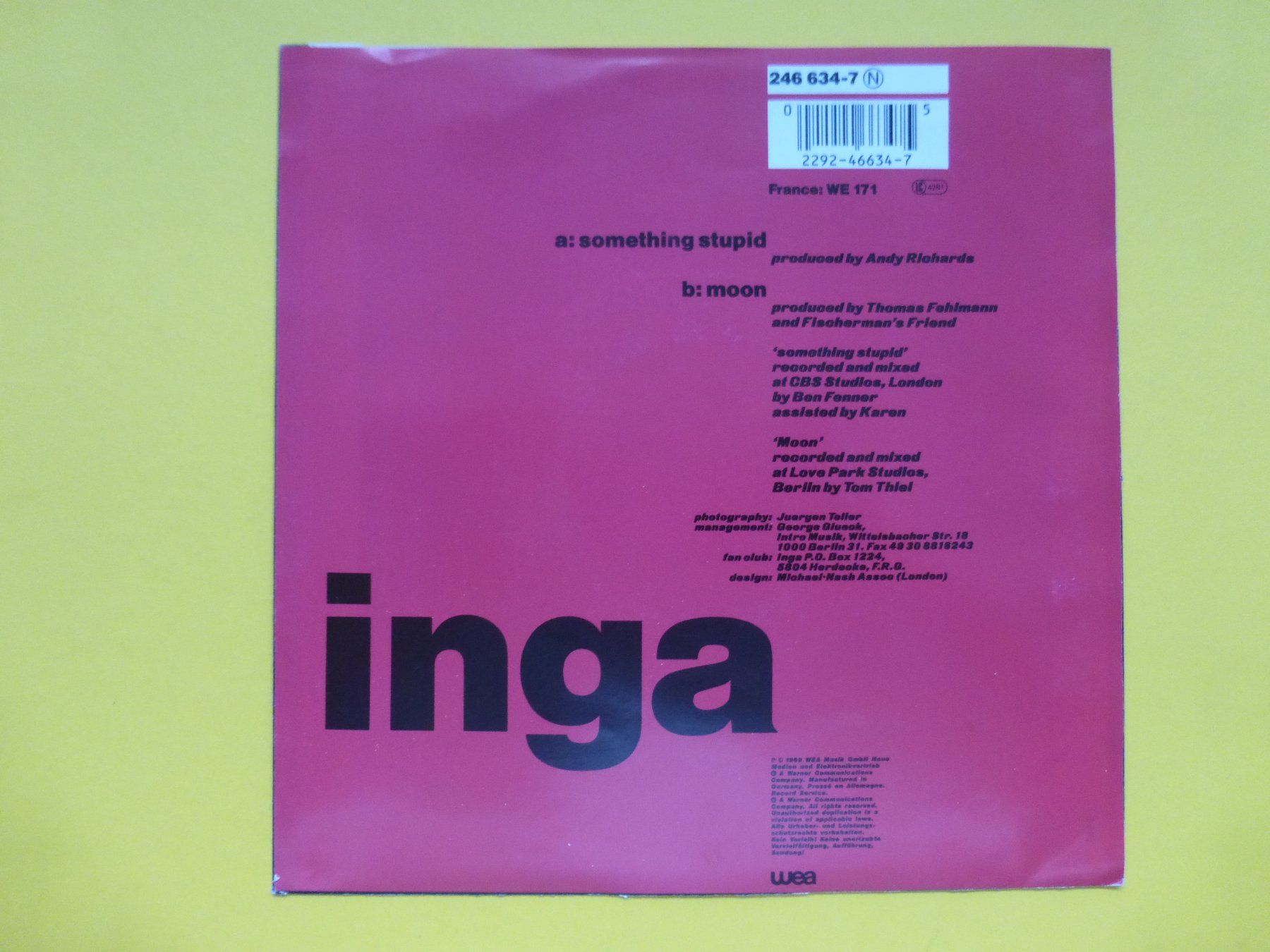 Dischi in vinile: Inga – Something Stupid – Usato da Zürich venduto da Swiss57 1