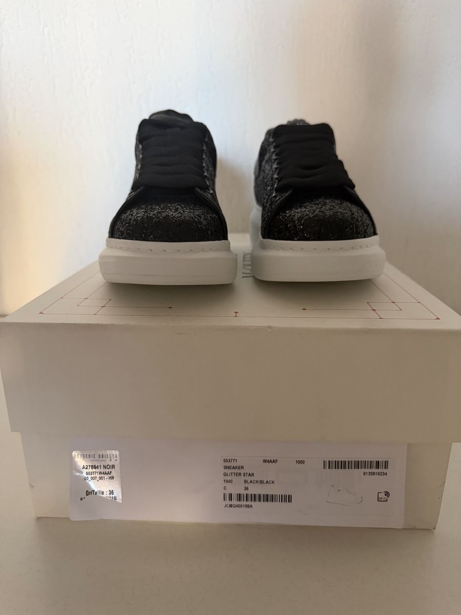 Alexander Mcqueen Scarpe da donna: Alexander Mcqueen Sneaker Black Glitter – Nuovo e nell'imballaggio originale da Dübendorf venduto da Sneaker_Seller 2