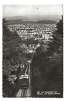 Magglingen - Macolin (BE) Blick auf Biel  Standseilbahn 1947