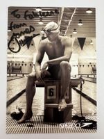 Original Autogrammkarte James Hickman GBR Schwimmer signiert