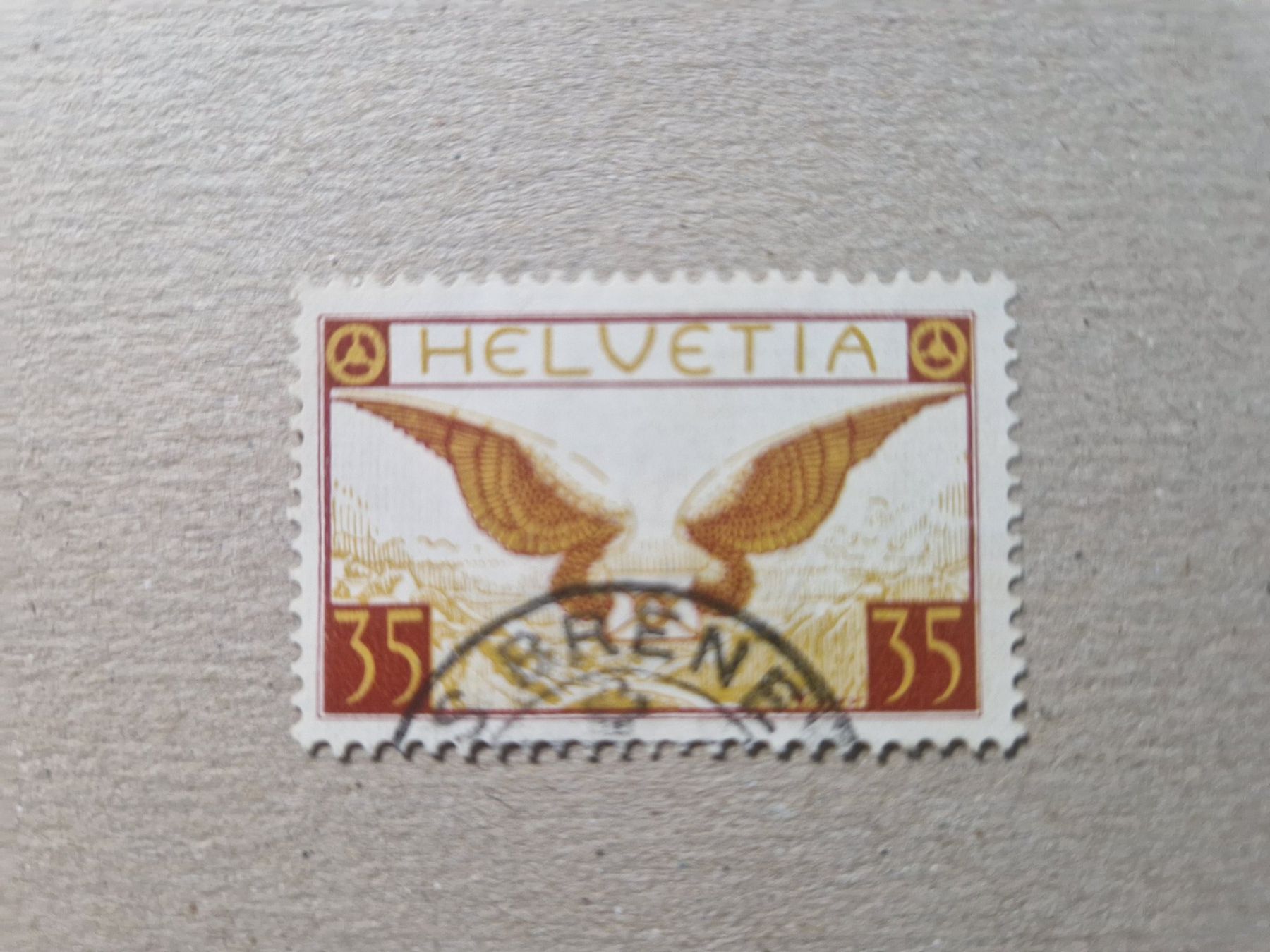 Tutti i francobolli: Flugpost F14z gstempelt Les Brenets – Usato da Bouveret venduto da hckoala