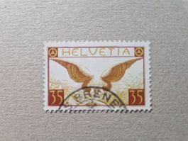 Flugpost F14z gstempelt Les Brenets