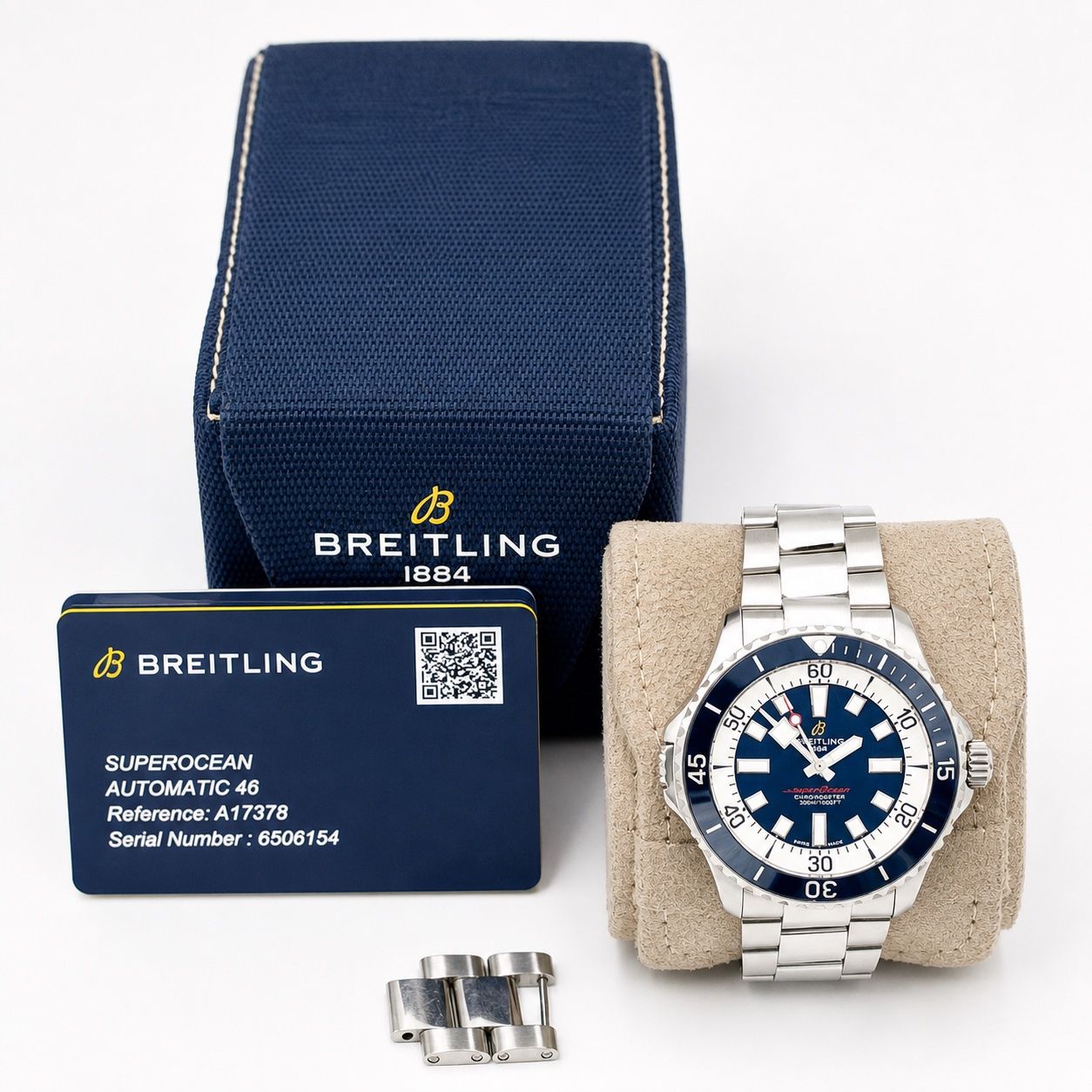 Breitling Orologi: Breitling Superocean Automatic 46 - Full Set 2022 + Garantie – Usato da Wil SG venduto da rappwatches 1