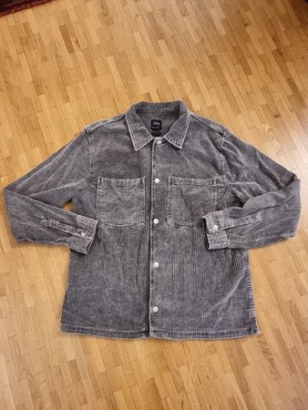 Chemise Homme grise velours côtelé L ZARA
