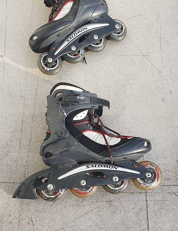 Salomon Inline-Skating & Rollschuhe: Rollers inline roller Salomon TR7 Carbon Energyser 42 – Gebraucht aus Erde von zakleblanc 4
