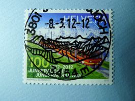 2012 Jungfraubahn ET Vollstempel 1416 Jungfraujoch