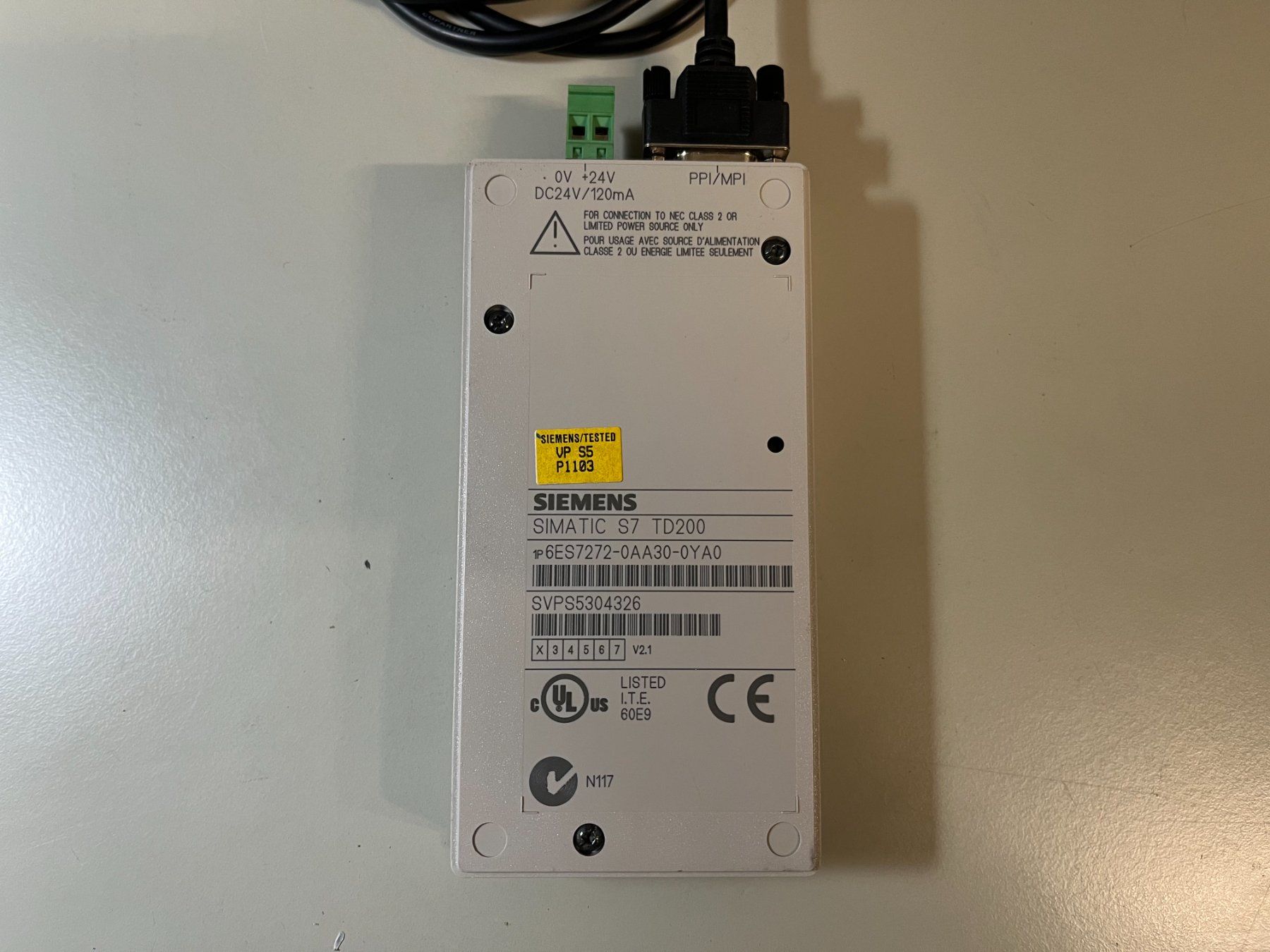 Siemens Componenti elettronici: Simatic S7 TD200 Display mit MPI Kabel – Usato da Jenaz venduto da Speedy350 2