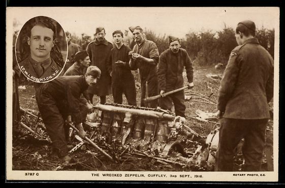 Cartes postales: The wrecked Zeppelin 3. September 1916 – D'occasion à Berlin par bartko-reher
