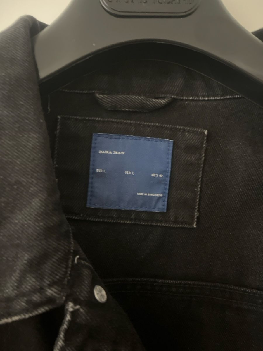Giacche: Schwarze Jeansjacke Grösse L – Usato da Zürich venduto da btan0 1