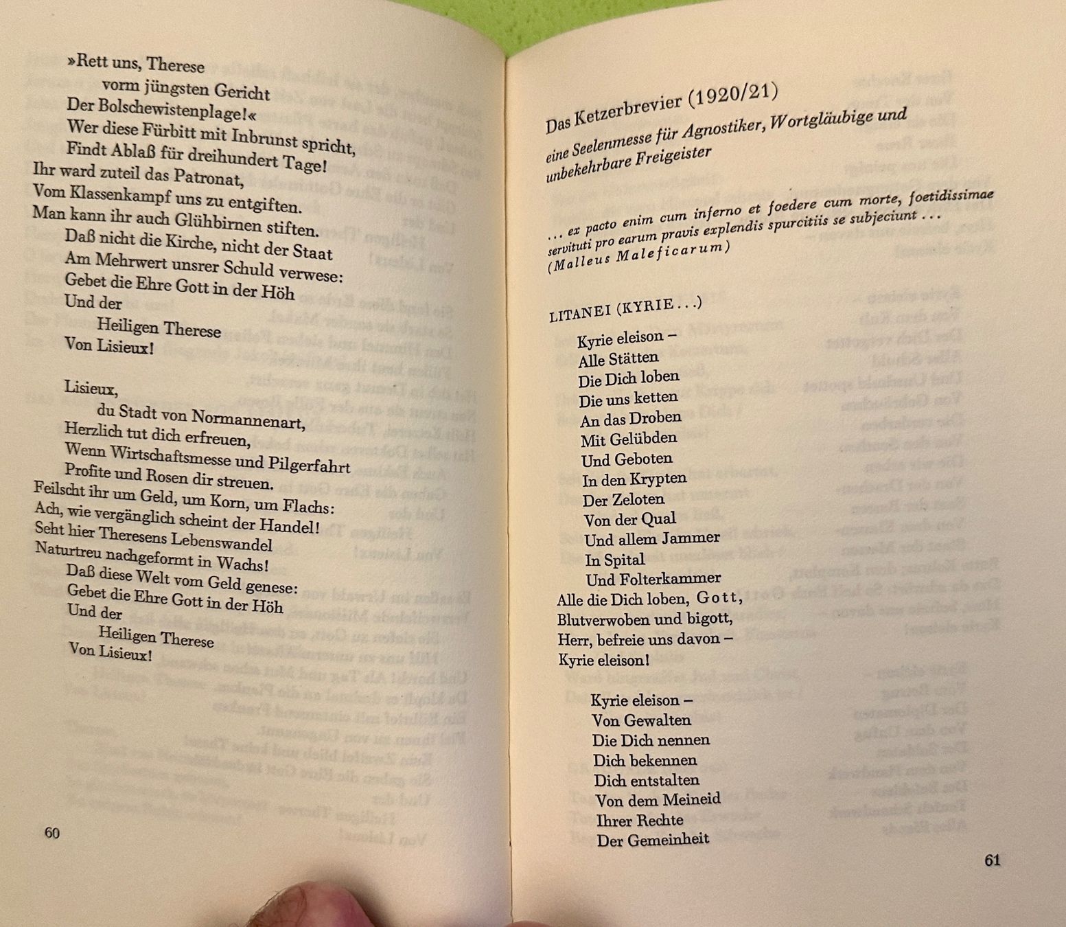 Bücher: Walter Mehring: Neues Ketzer-Brevier. EA 1962 – Gebraucht aus Zürich von allp 6