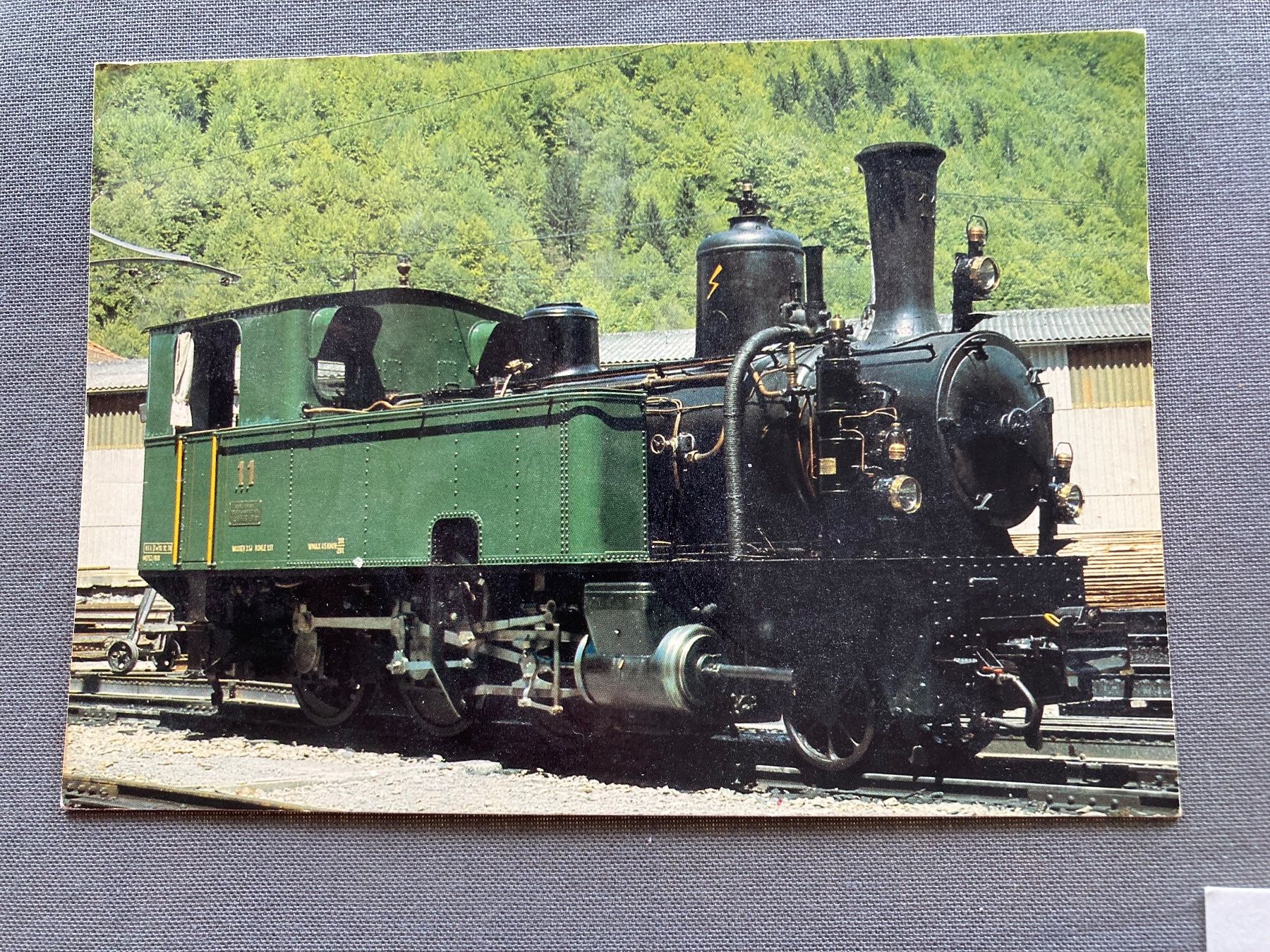Ansichtskarten: 2 farbige Eisenbahn-Ansichtskarten (Dampflokomotiven) – Gebraucht aus Zürich von mik_h9ty 1