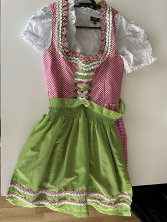 Trachtenkleid Wiesenfee Gr. 34 Dirndl Oktoberfest 🌸👗🎉