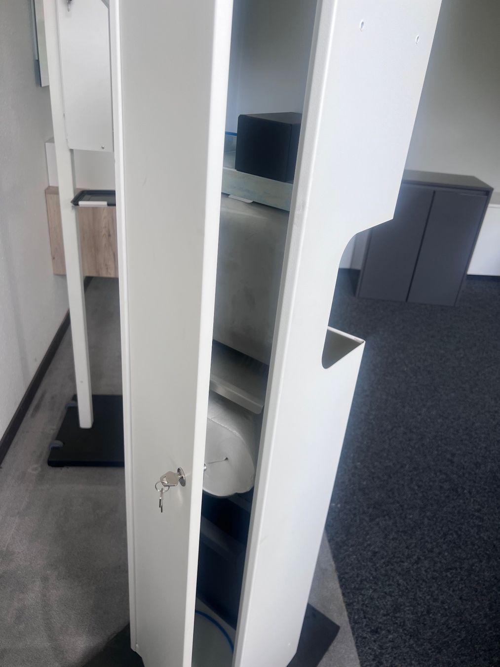 Altro in Decorazioni & Accessori: Desinfektionsständer mit Papiertuchspender & Abfalleimer – Nuovo (secondo la descrizione) da Reinach BL venduto da tba_2gyj 2