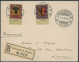 1918 - Pro Juventute - R Satzbrief - Voll Stempel