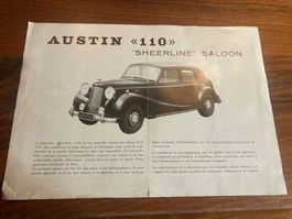 Feuillet Austin 110 Auto vintage
