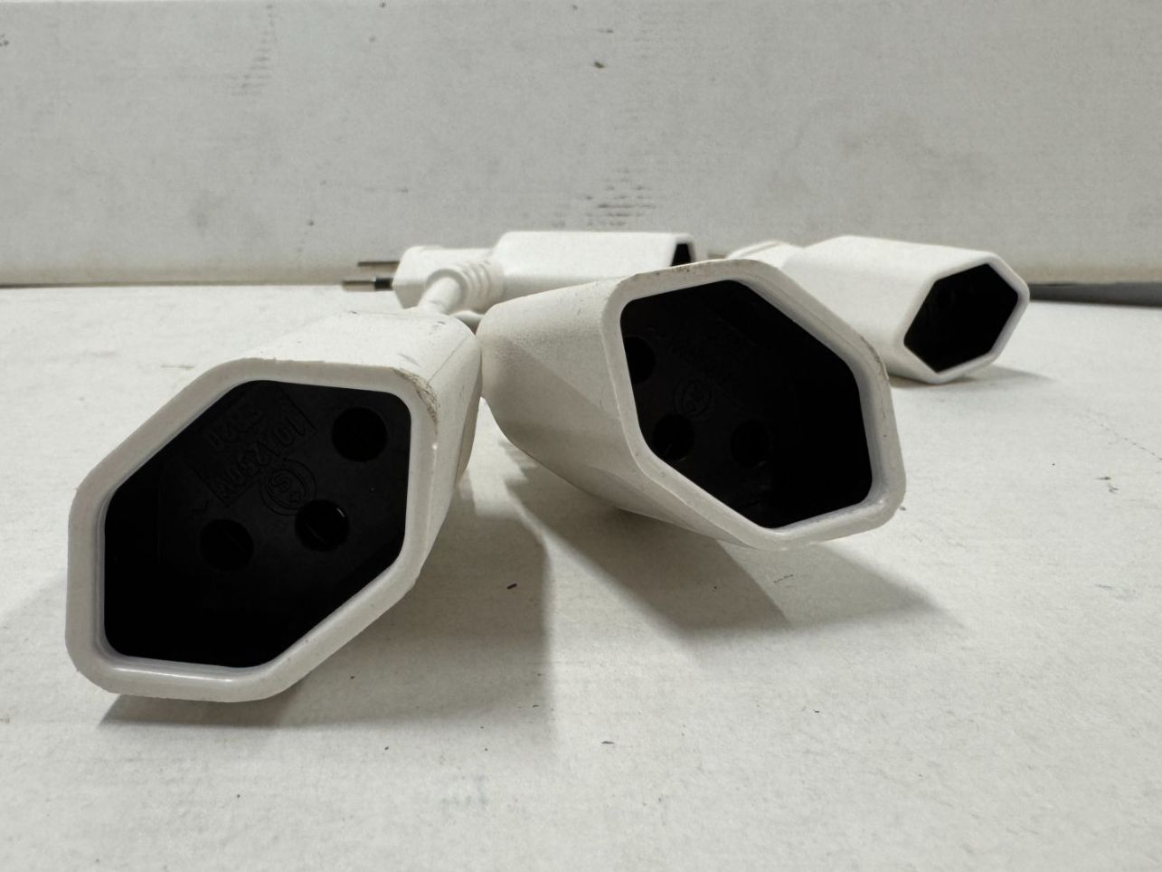 Cavi: 2x Adapter Kabel / Stromkabel, weiss (C348) – Nuovo (secondo la descrizione) da Däniken SO venduto da Profog1 2
