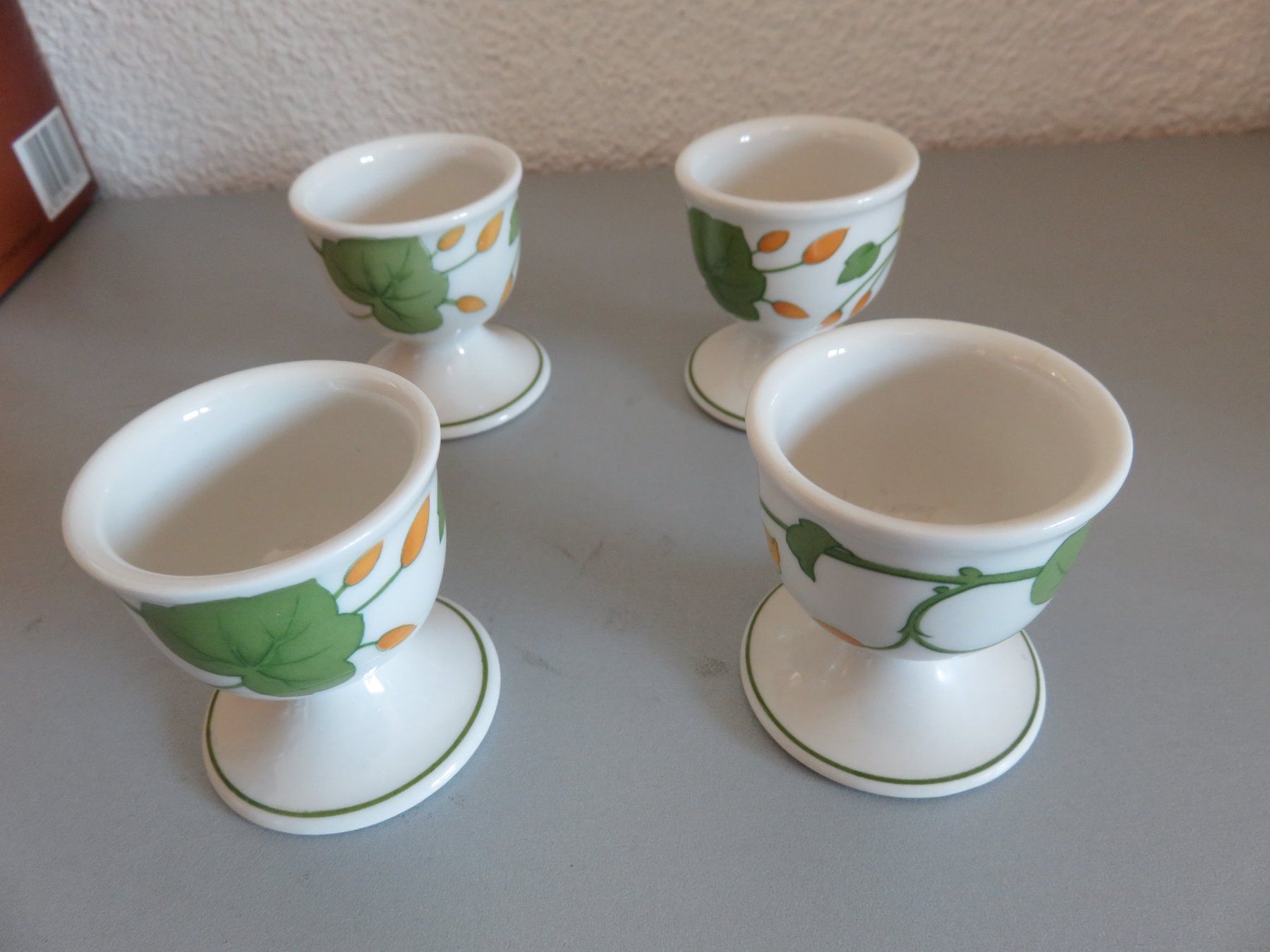 Villeroy & Boch Altre Stoviglie: 4 EIERBECHER aus der Serie Geranium – Nuovo (secondo la descrizione) da Lachen SZ venduto da portofino01