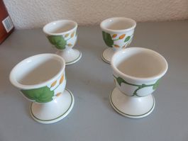 4 EIERBECHER aus der Serie Geranium