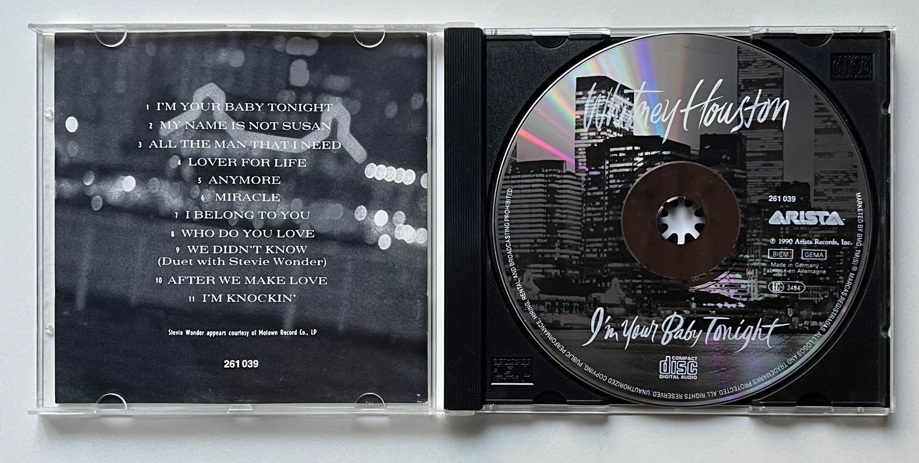 CD: Whitney Houston / I'm Your Baby Tonight – Usato da Näfels venduto da rottabi 2