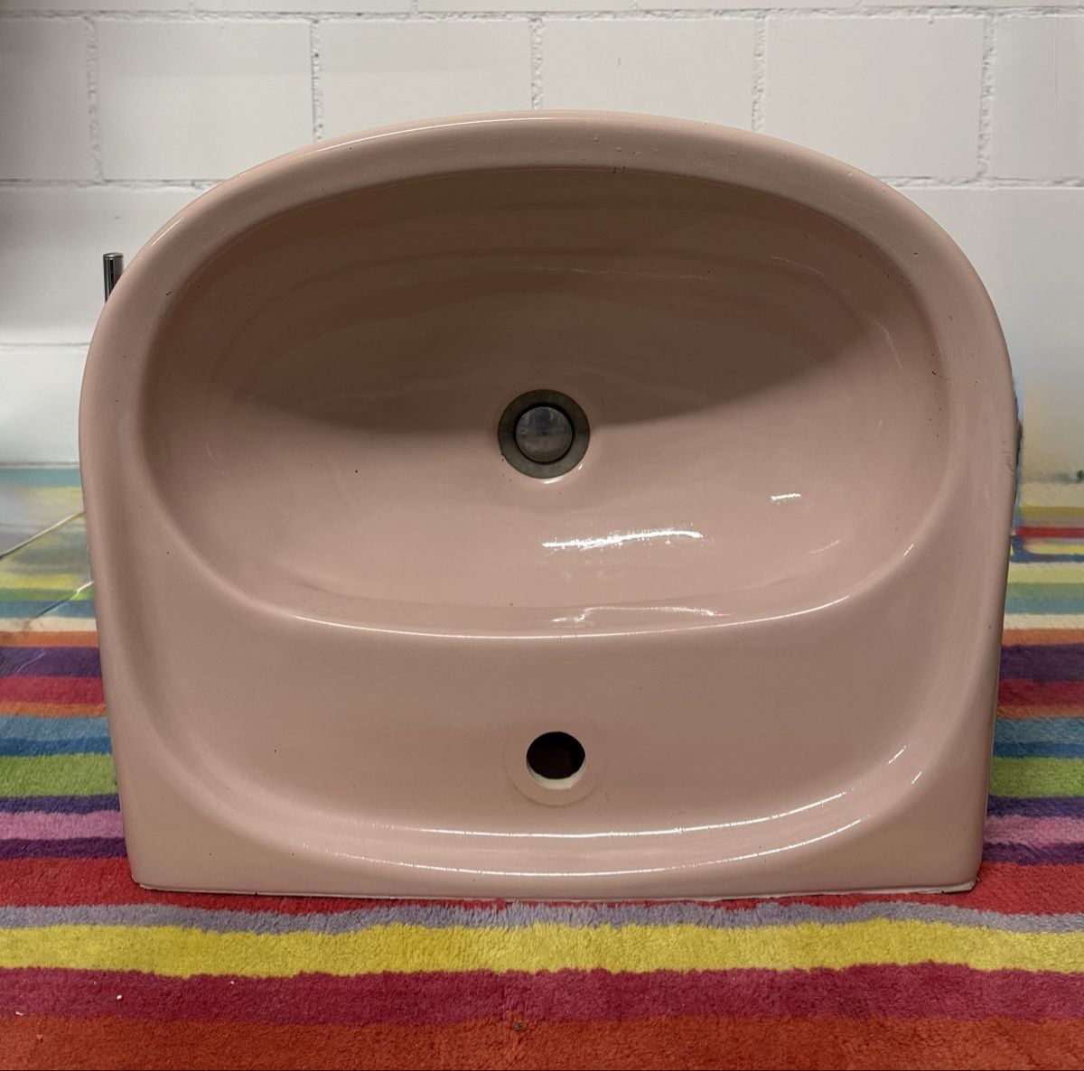 Lavabi & lavandini: Lavabo Rosa Vintage mit Säule – Usato da Seelisberg venduto da bossheart 2
