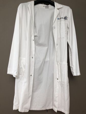 Labormantel atomoi; Pipettenkopf & 3M Brille, UZH CHE171/173
