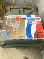 HANGING DOOR BASKETBALL SET MADE OF FIBERGLASS BACKBOARD 