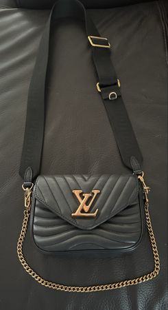 Louis Vuitton Multi Pochette Wave Tasche schwarz neuwertig