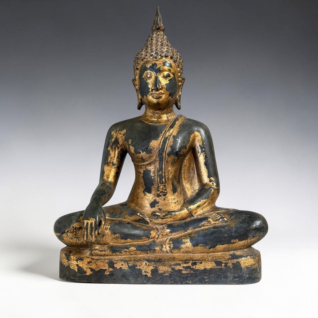 Skulpturen & Statuen: Bronze Buddha Thailand 59cm Sukhothai Stil 18.5kg Unikat – Gebraucht aus Hilpoltstein von asienlifestyle888