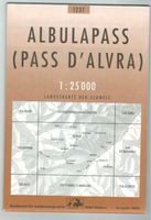 Landkarte Albulapass 2000