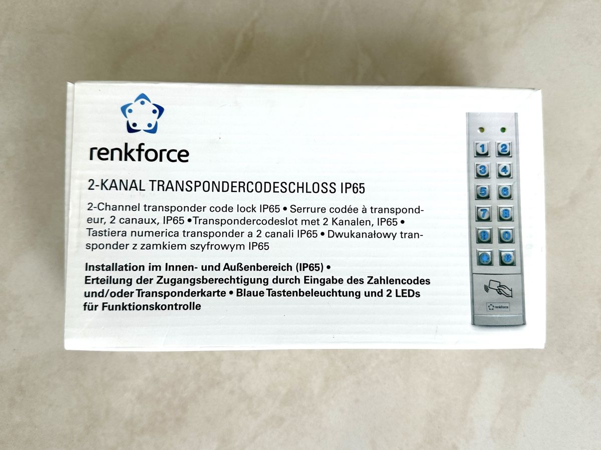 Schlösser: Renkforce Transponder-Codeschloss 2-Kanal IP65 – Gebraucht aus Emmenbrücke von Appophis 3