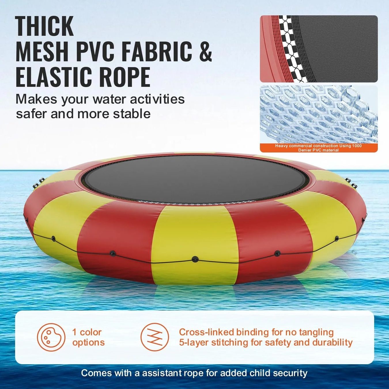 Trampoline: Aufblasbarer Wassertrampolin 5,18 m – Neu (gemäss Beschreibung) aus Eglisau von Tisiertof 1
