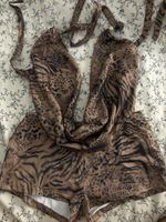 Completo donna stampa animalier taglia XS/S nuovo