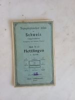HETTLINGEN 1923 Topographischer Atlas Schweiz 1x25'000