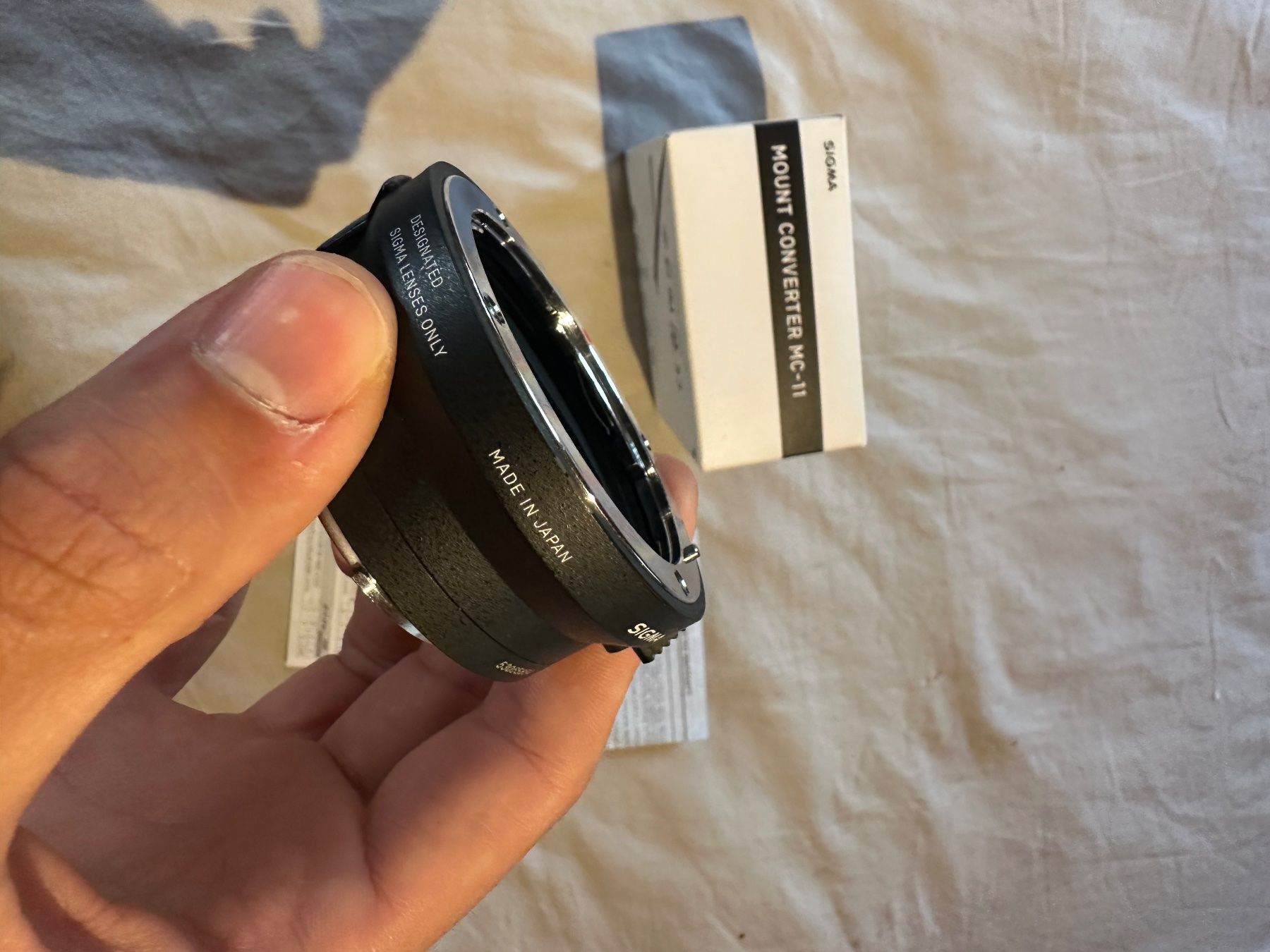 Sigma Adattatori foto: Sigma Mount Converter MC-11 Canon to E-Mount – Usato da Lavin venduto da adrianh_ 2