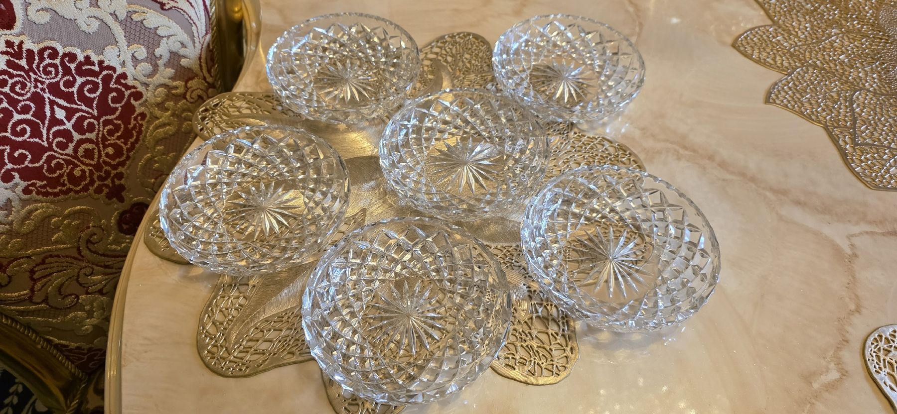Bicchieri: 6 Stk Kristall Dessert Schalen – Usato da Kaufdorf venduto da Nati-Nati