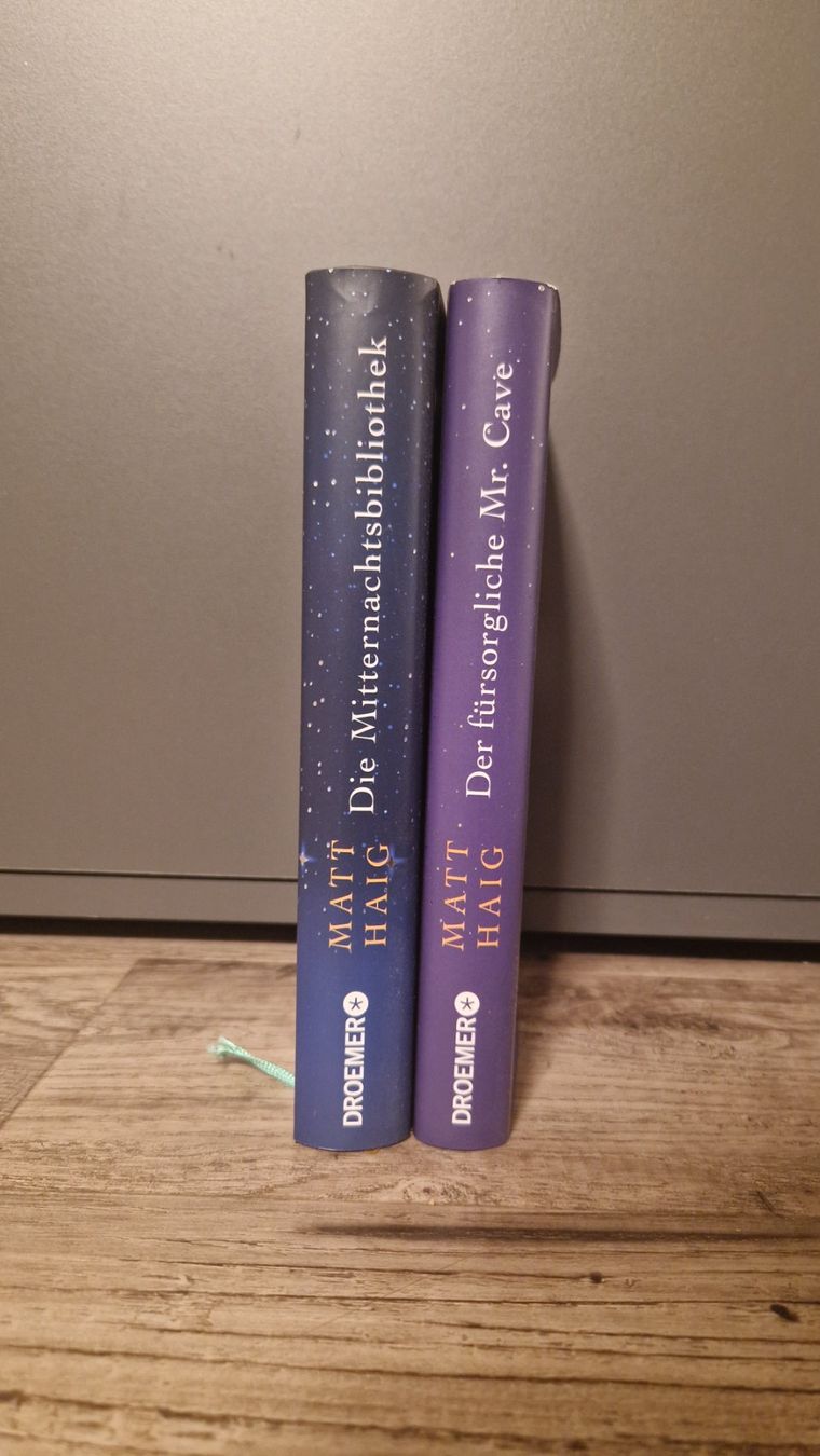 Libri: Matt Haig: Mitternachtsbibliothek und Mr. Cave – Usato da Tübach venduto da T97J
