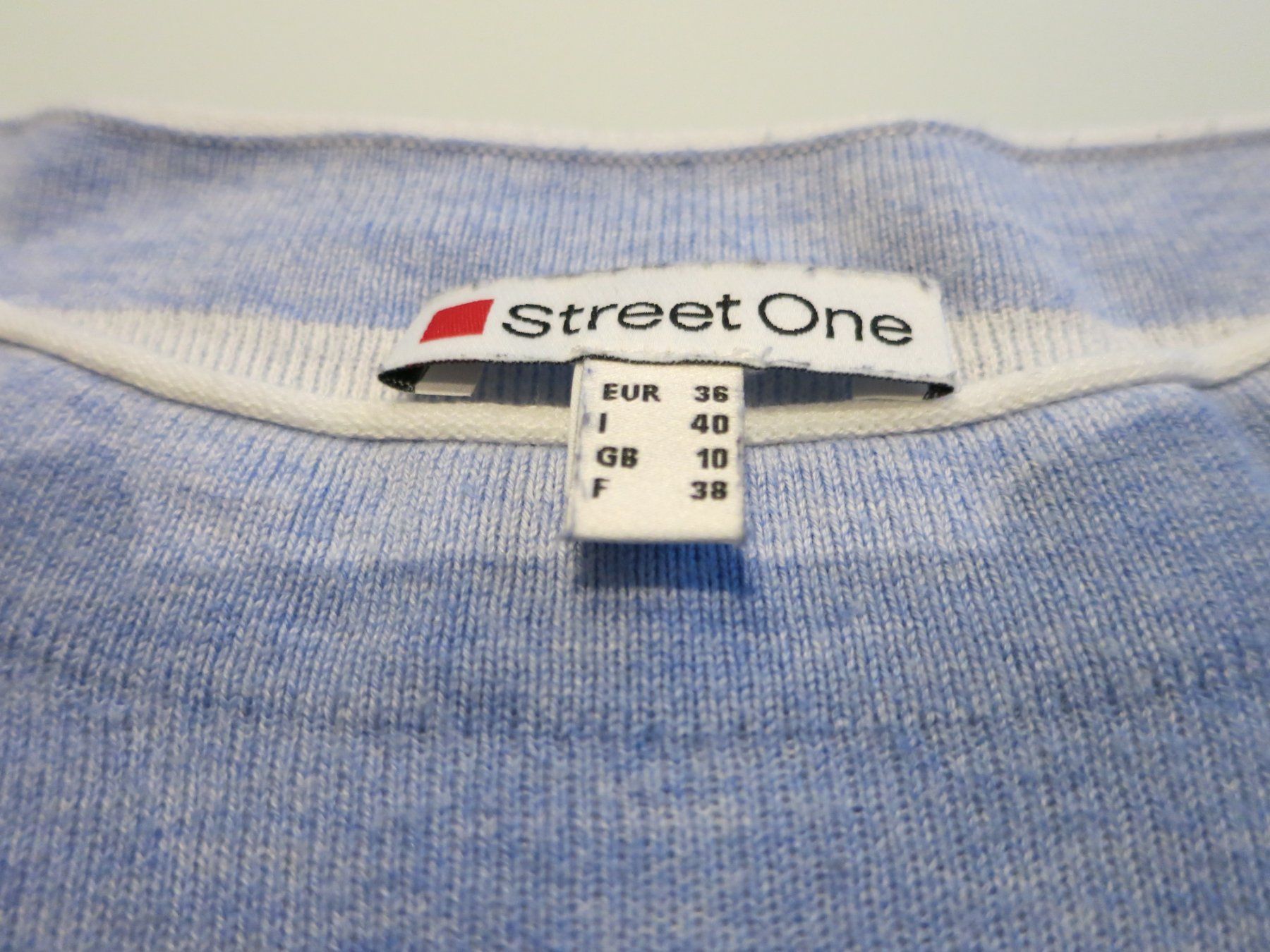 Maglioni & Felpe: Street One Pullover hellblau Grösse 36 – Usato da Wisen SO venduto da Ihunter 4