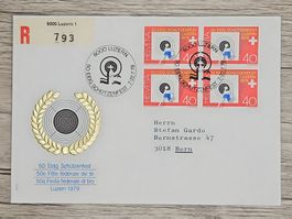 CL22 Enveloppe + Timbre Suisse 1979