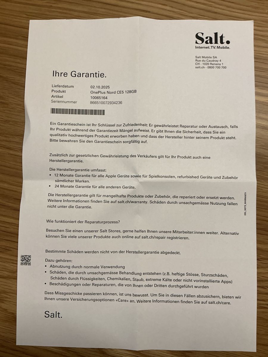 OnePlus Telefoni cellulari / Smartphones: OnePlus Nord CE5 128GB Black Infinity Neu – Nuovo e nell'imballaggio originale da Basel venduto da triniswiss68 6