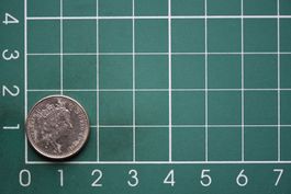 währung  great britain 5 five pence 1991