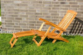 Deckchair Sonnenliege aus Holz