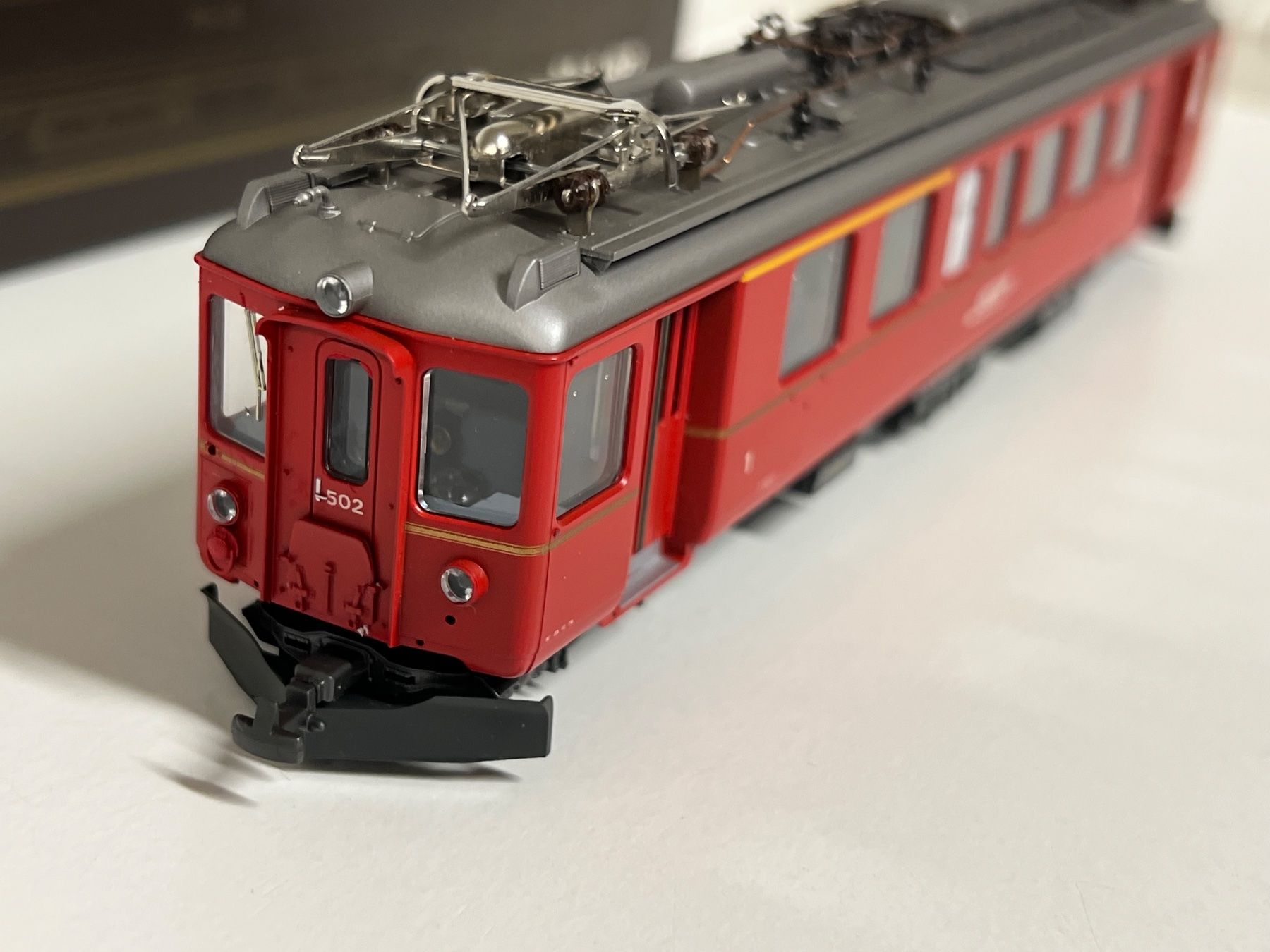 Bemo Modellini di ferrovie: Bemo H0m 1265/2 - RhB ABe 4/4 Nr.502 – Nuovo (secondo la descrizione) da Neuenhof venduto da ludovicco 5