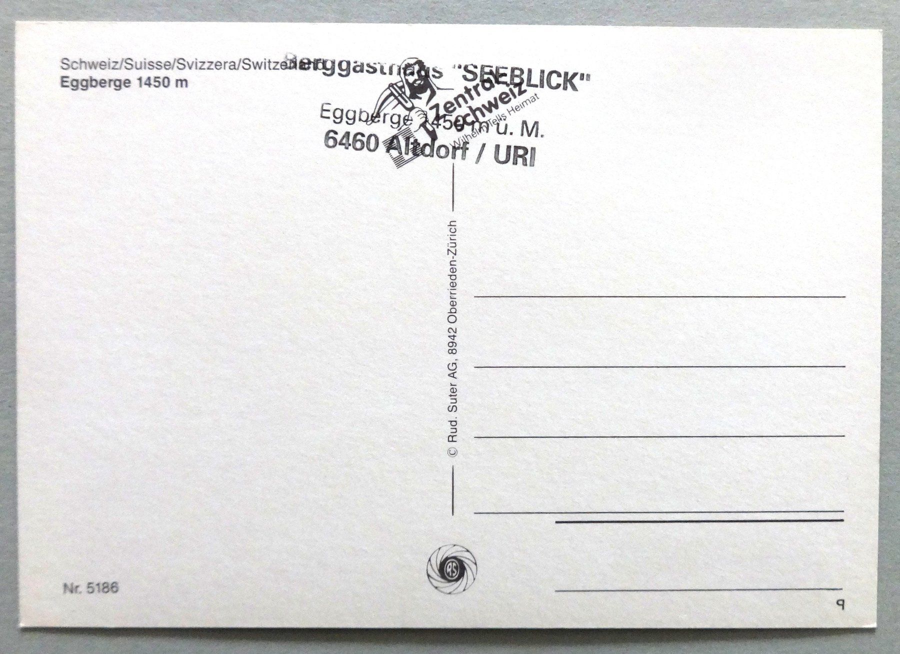 Cartoline postali: Eggberge 1450 m – Usato da Fétigny venduto da Billy2miny 1