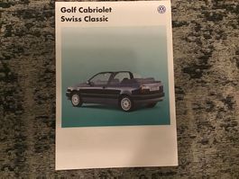 VW Golf Cabriolet Swiss Classic 1997