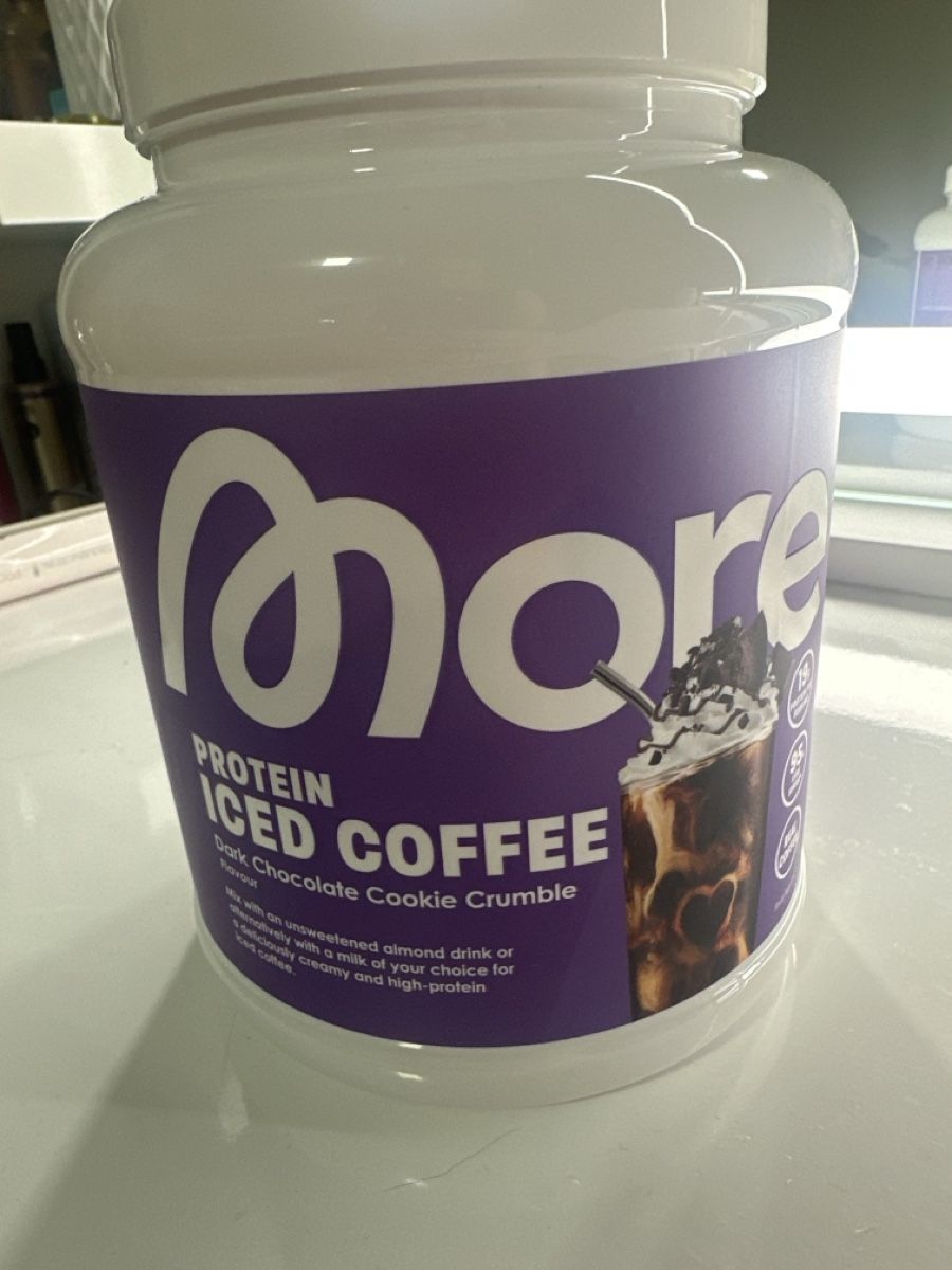 More Nutrition Cibi & Specialità: MORE Protein Iced Coffee Dark Chocolate Cookie Crumble – Nuovo (secondo la descrizione) da Bassersdorf venduto da cel_2n7l