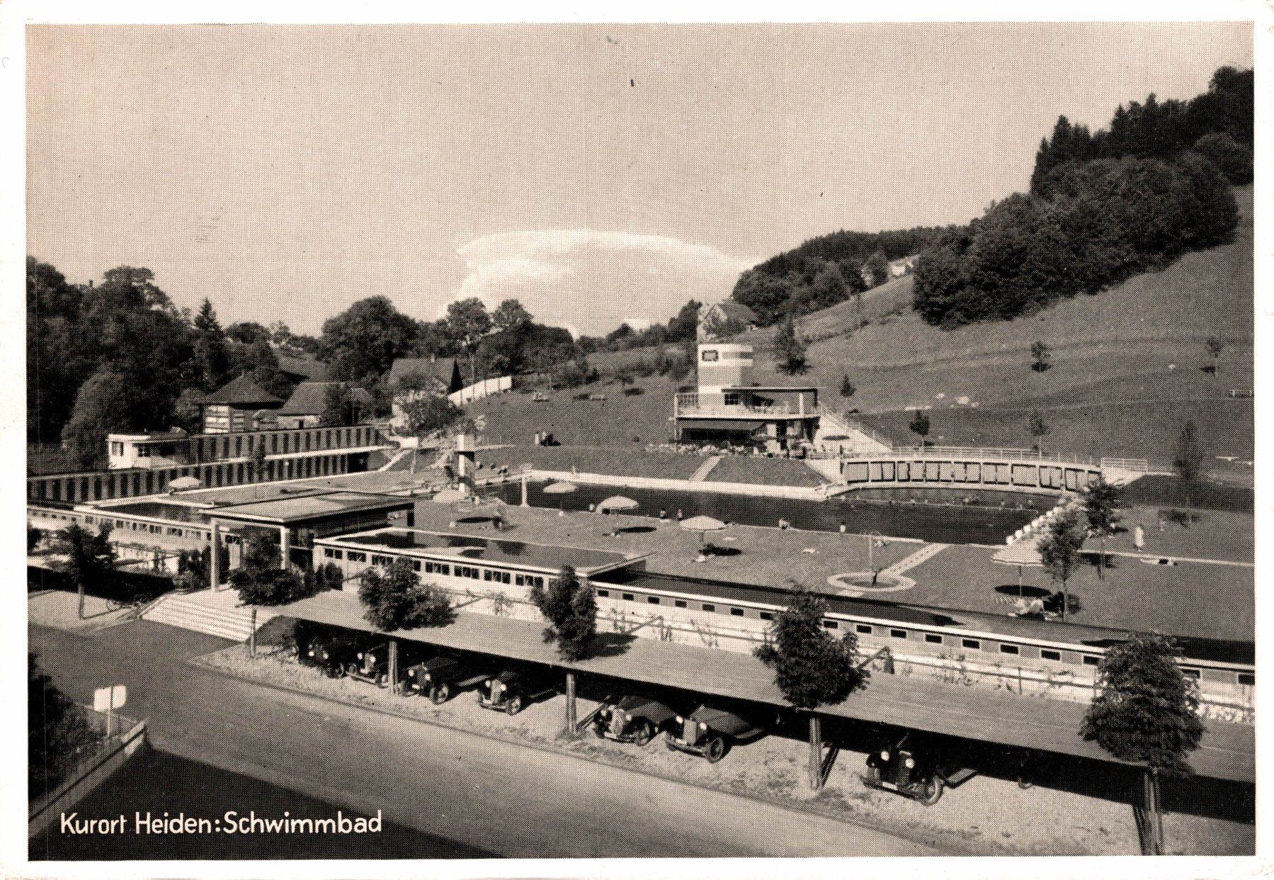 Ansichtskarten: Kurort Heiden. Schwimmbad – Gebraucht aus Bronschhofen von Astore