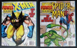 SPIDER-MAN + X-MEN WOLVERINE PULL-OUT BOARD GAME COMIC 1996
