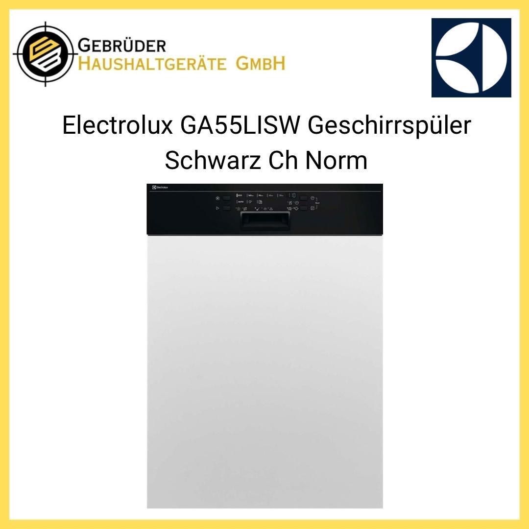 Electrolux Lavastoviglie: Electrolux GA55LISW Geschirrspüler Schwarz Ch Norm 55,er – Nuovo e nell'imballaggio originale da Dietikon venduto da Haushaltsshop